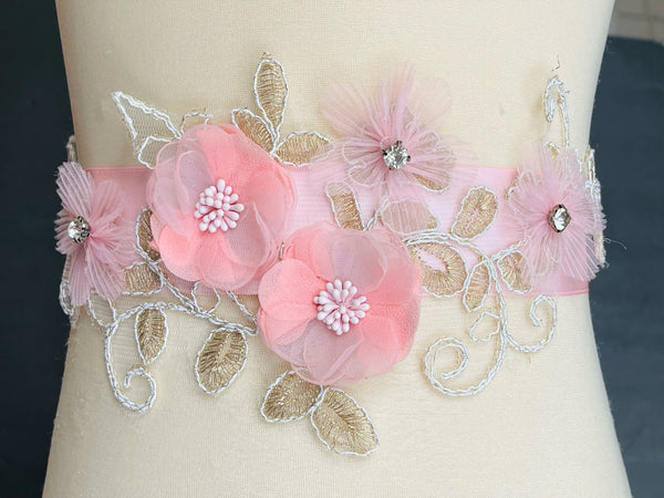 Wedding sash wedding flowers belt bridal sash bridal belt CLEARANCE