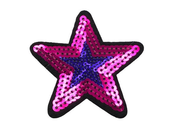 star iron on patch star patch sequin star iron on ptch