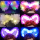 Led light Fox Ears Light up Faux Fur Fox Ears