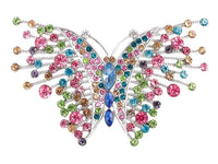 Beautiful Rhinestone Butterfly Brooch Butterfly Pin Butterfly Jewelry