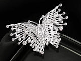 Beautiful Rhinestone Butterfly Brooch Butterfly Pin Butterfly Jewelry