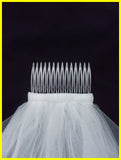2 Tier Wedding Veil Ivory Bridal Veil bridal Veil Bachelorette Veil Bachelorette Party Veil CLEARANCE