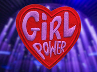 Girl power iron on patch Girl power patch