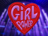Girl power iron on patch Girl power patch