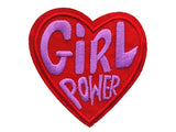 Girl power iron on patch Girl power patch