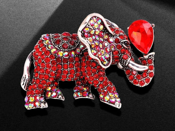 Elephant brooch Elephant pin Elephant pendant Lucky Elephant Brooch