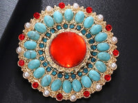 Vintage style brooch gift for her mather's day gift