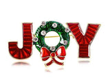Christmas Brooch Christmas Pin JOY Brooch JOY Pin Holiday Pin Brooch