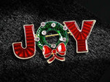 Christmas Brooch Christmas Pin JOY Brooch JOY Pin Holiday Pin Brooch