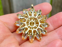 Snowflake Brooch Snowflake Pin Christmas Brooch Christmas Pin Zircon Snowflake Brooch Holiday Brooch Holiday Pin Snowflake Jewelry Pendant