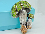 Mushroom Brooch Mushroom pin Vintage Style Mushroom Jewelry Gift for Her