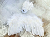 Newborn wings  with headband new born angel wings headband baby wings baby headband ACCESSORIES